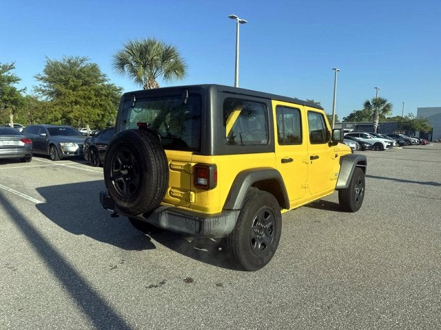 2018 Jeep Wrangler Unlimited Sport