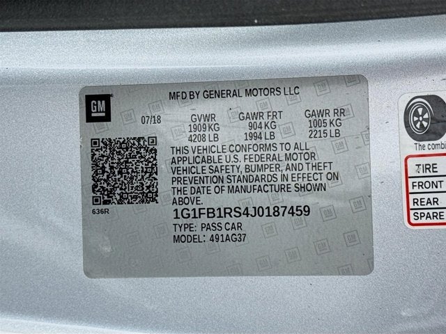 2018 Chevrolet Camaro 1LT