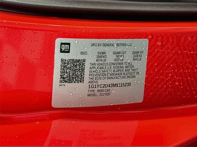 2021 Chevrolet Corvette Stingray