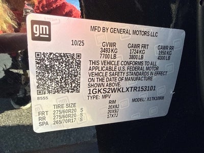 2026 GMC Yukon XL AT4 Ultimate