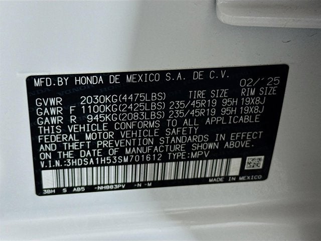 2025 Acura ADX A-Spec Package