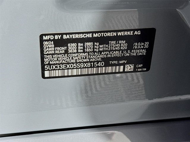 2025 BMW X6 xDrive40i