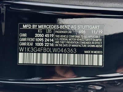 2020 Mercedes-Benz A-Class A 220