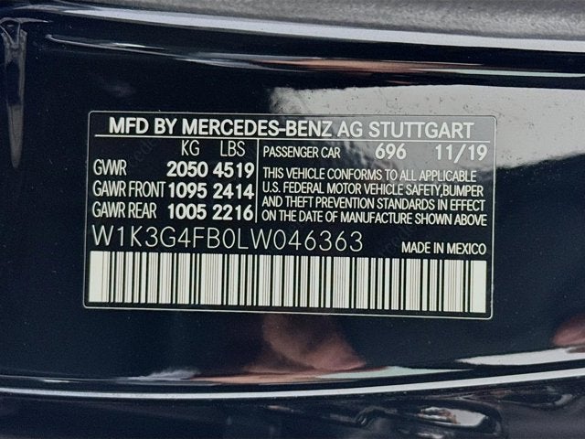 2020 Mercedes-Benz A-Class A 220