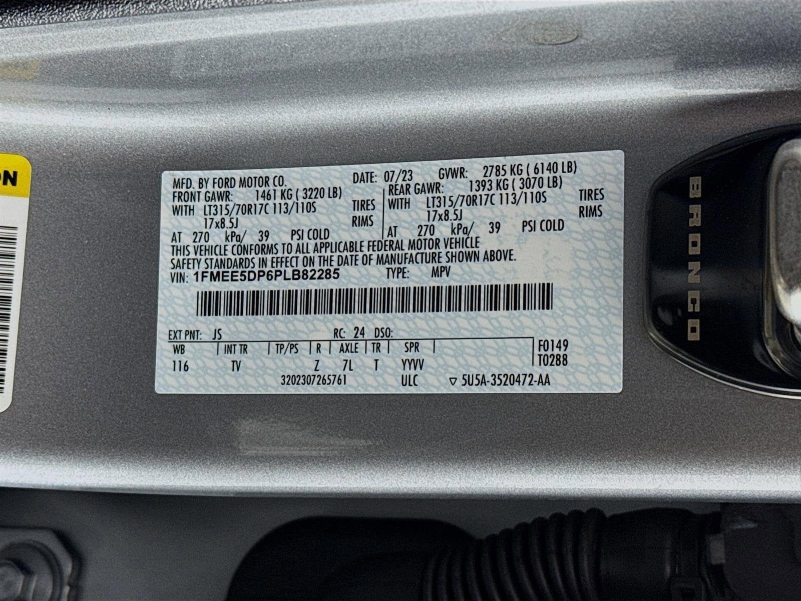 2023 Ford Bronco Wildtrak