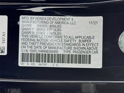 2022 Honda Civic Sport Touring