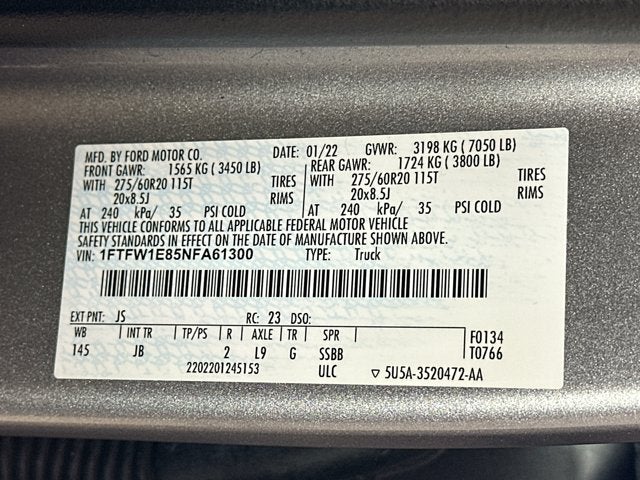 2022 Ford F-150 XL
