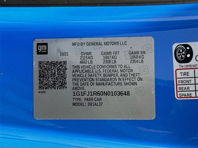 2022 Chevrolet Camaro ZL1