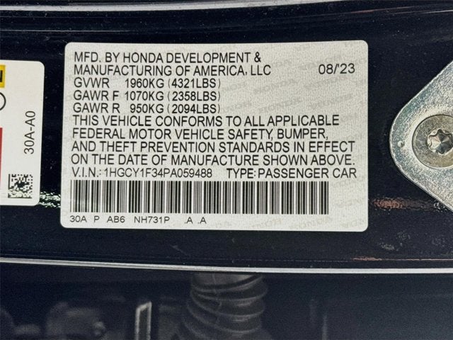 2023 Honda Accord EX