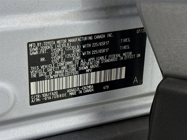 2020 Toyota RAV4 XLE