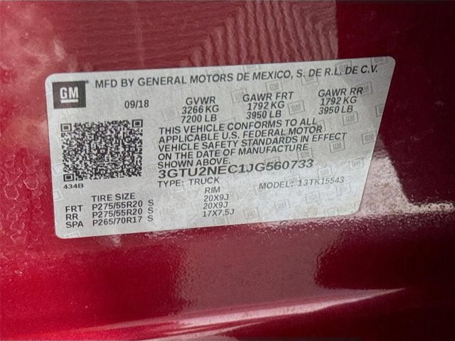 2018 GMC Sierra 1500 SLT