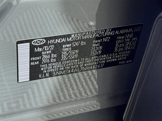 2022 Hyundai Santa Fe Limited