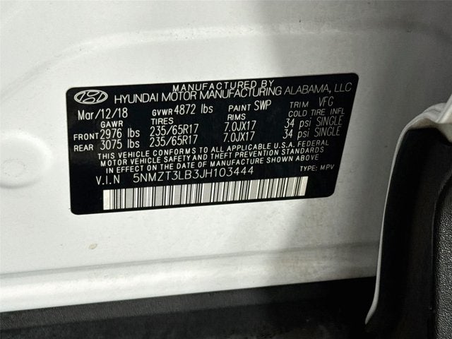 2018 Hyundai Santa Fe Sport 2.4 Base