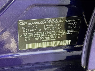 2013 Hyundai Sonata SE