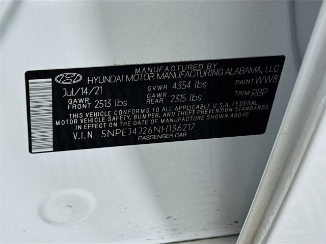 2022 Hyundai Sonata SEL Plus