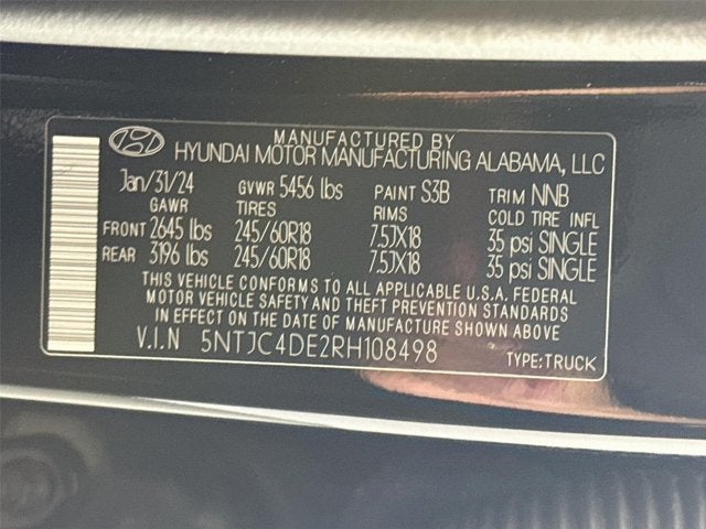 2024 Hyundai Santa Cruz SEL