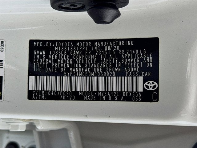 2021 Toyota Corolla SE