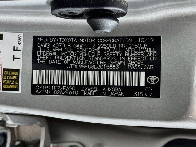2020 Toyota Prius Base