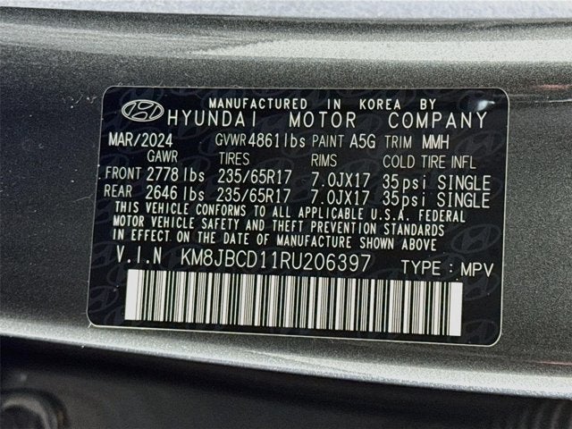 2024 Hyundai Tucson Hybrid Blue