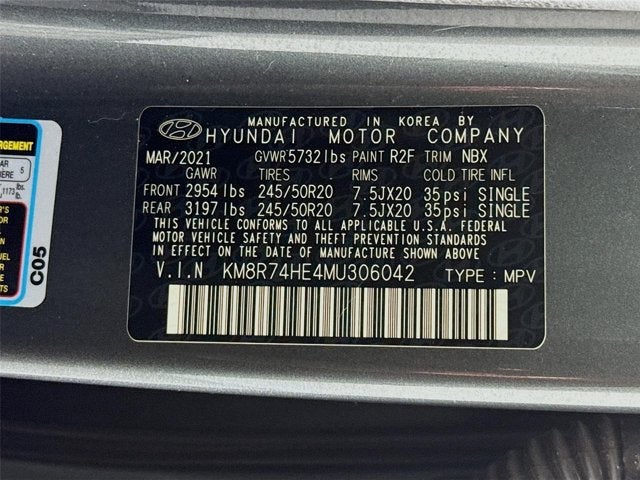 2021 Hyundai Palisade Calligraphy