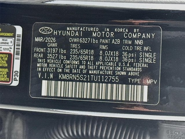 2026 Hyundai Palisade SEL Premium