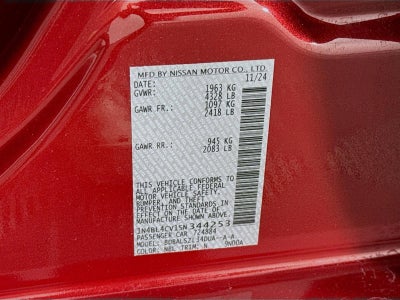 2025 Nissan Altima SR