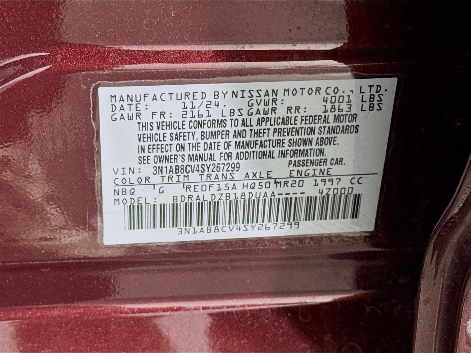 2025 Nissan Sentra SV