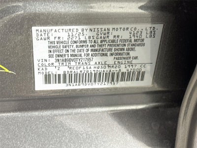 2026 Nissan Sentra SR
