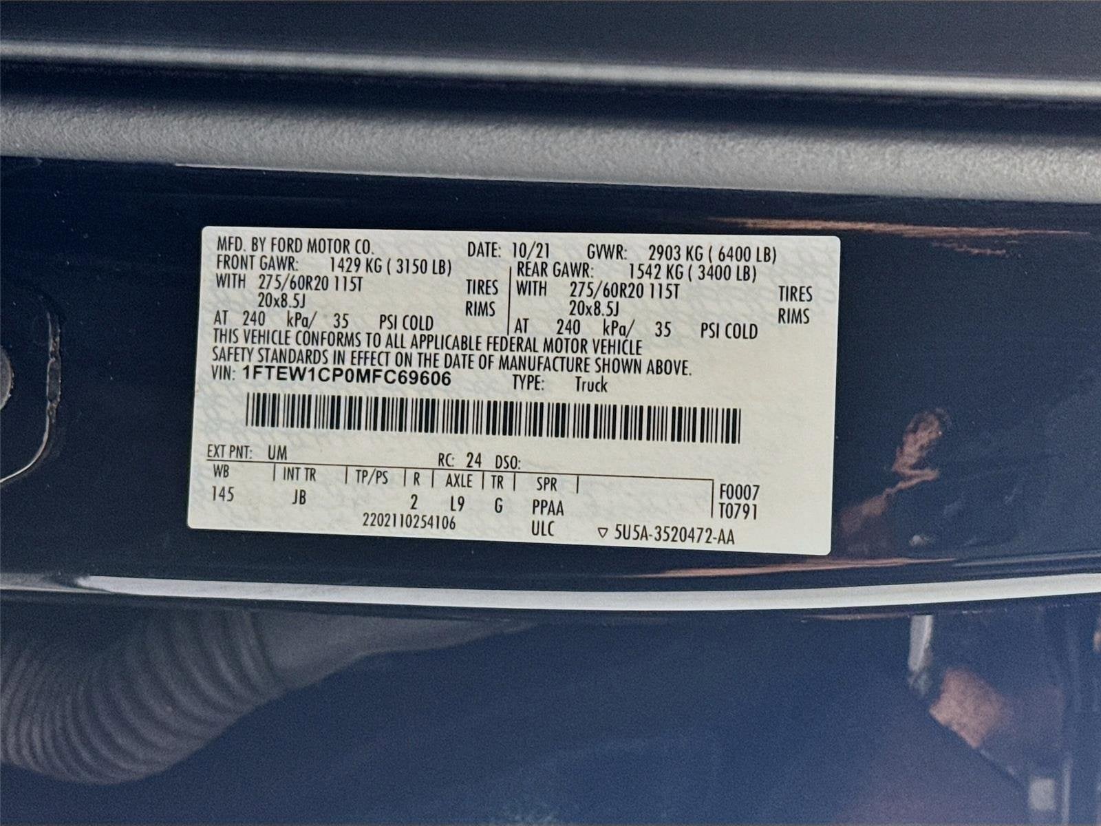 2021 Ford F-150 XL