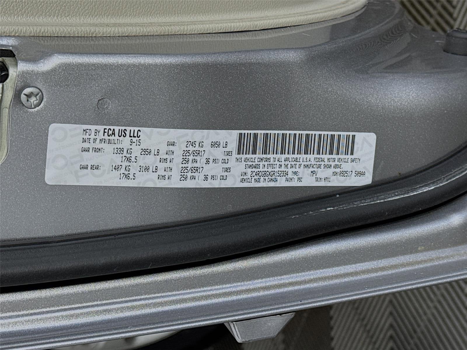 2016 Dodge GRAND CARAVAN SE