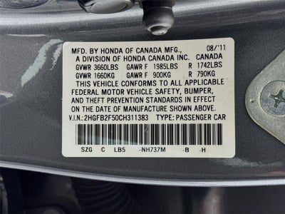 2012 Honda Civic LX