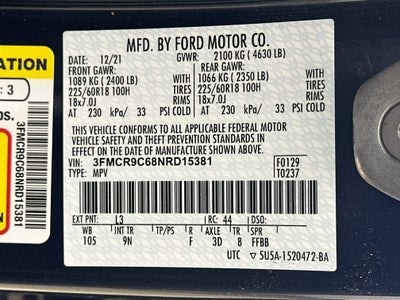 2022 Ford Bronco Sport Outer Banks