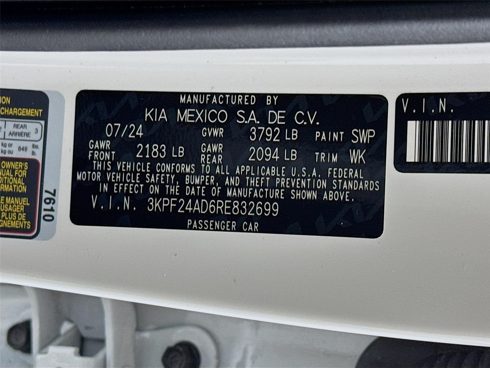 2024 Kia Forte LXS