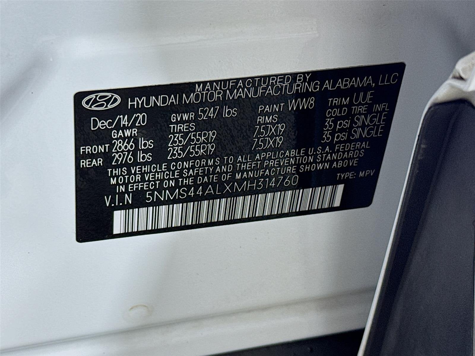 2021 Hyundai Santa Fe Limited
