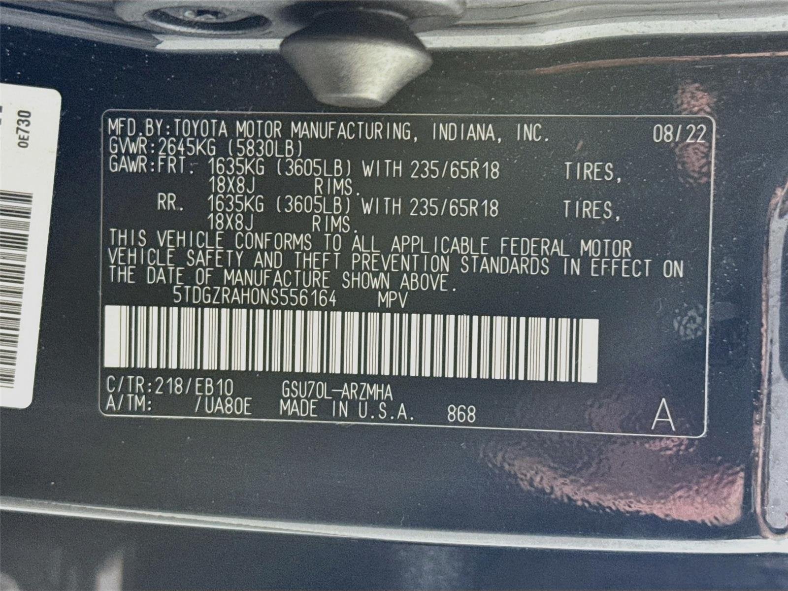 2022 Toyota Highlander XLE