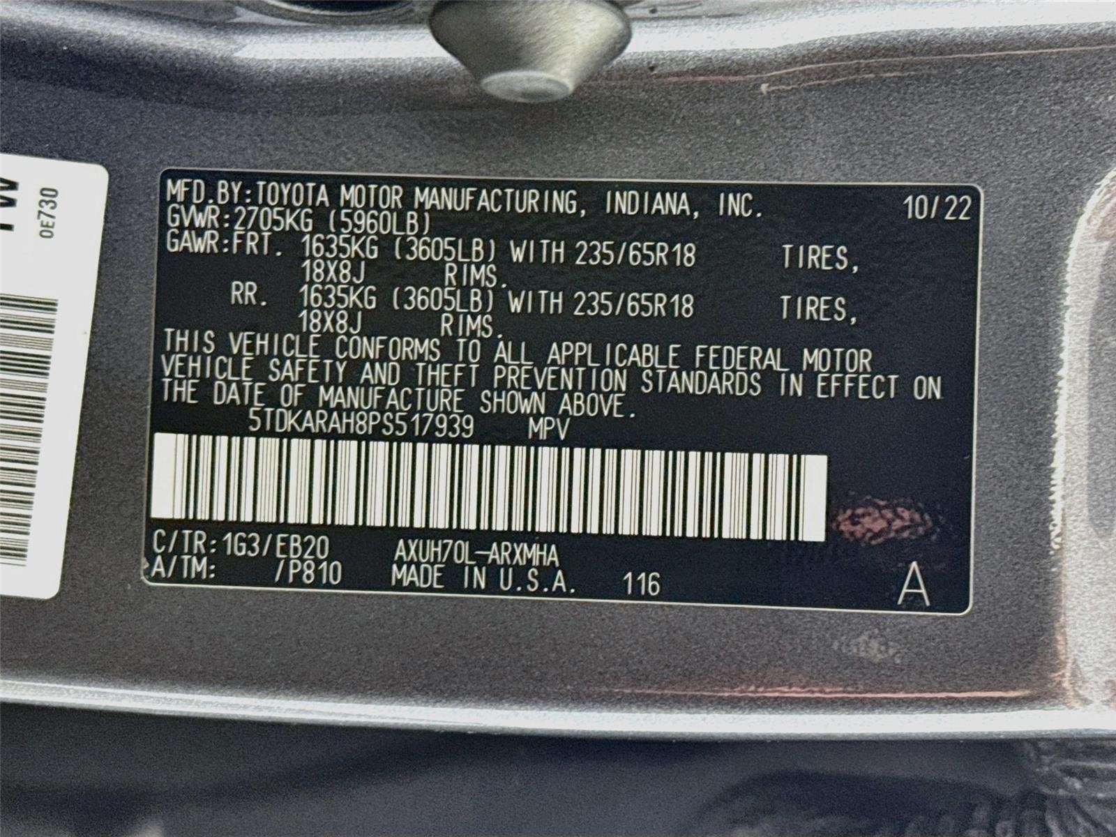 2023 Toyota Highlander Hybrid XLE