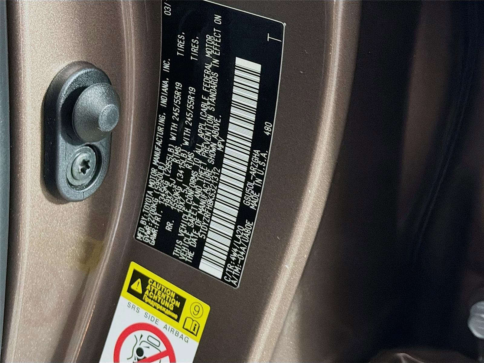 2019 Toyota Highlander Limited Platinum