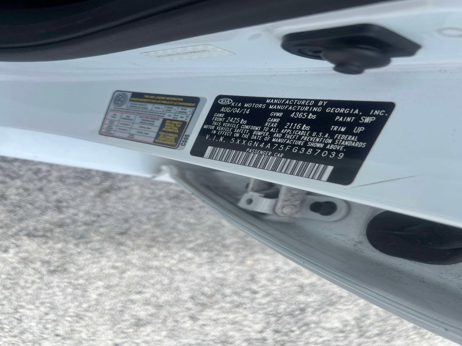 2015 Kia Optima EX