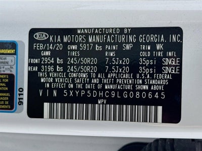 2020 Kia Telluride SX
