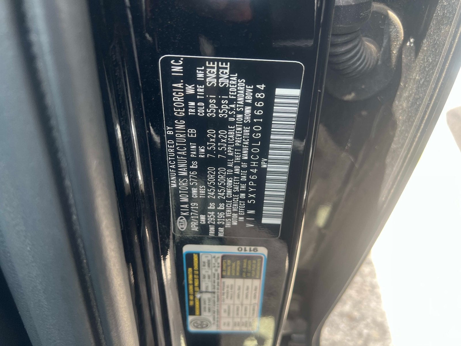 2020 Kia Telluride S