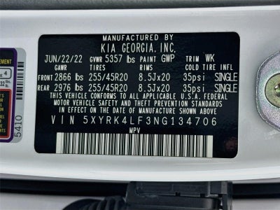 2022 Kia Sorento SX