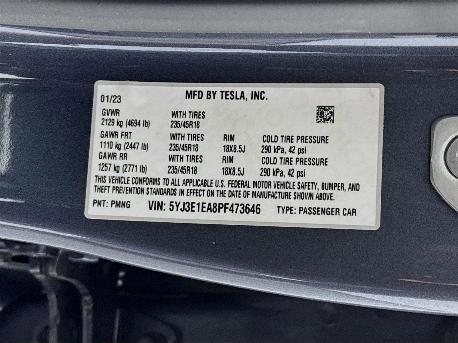 2023 Tesla Model 3 Base