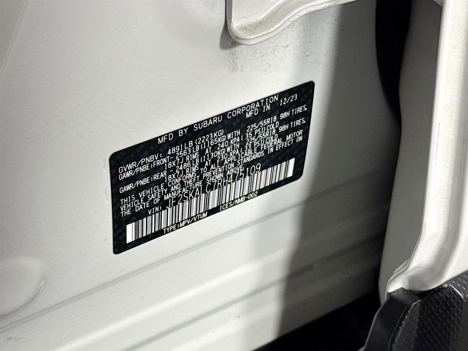 2024 Subaru FORETER LTD