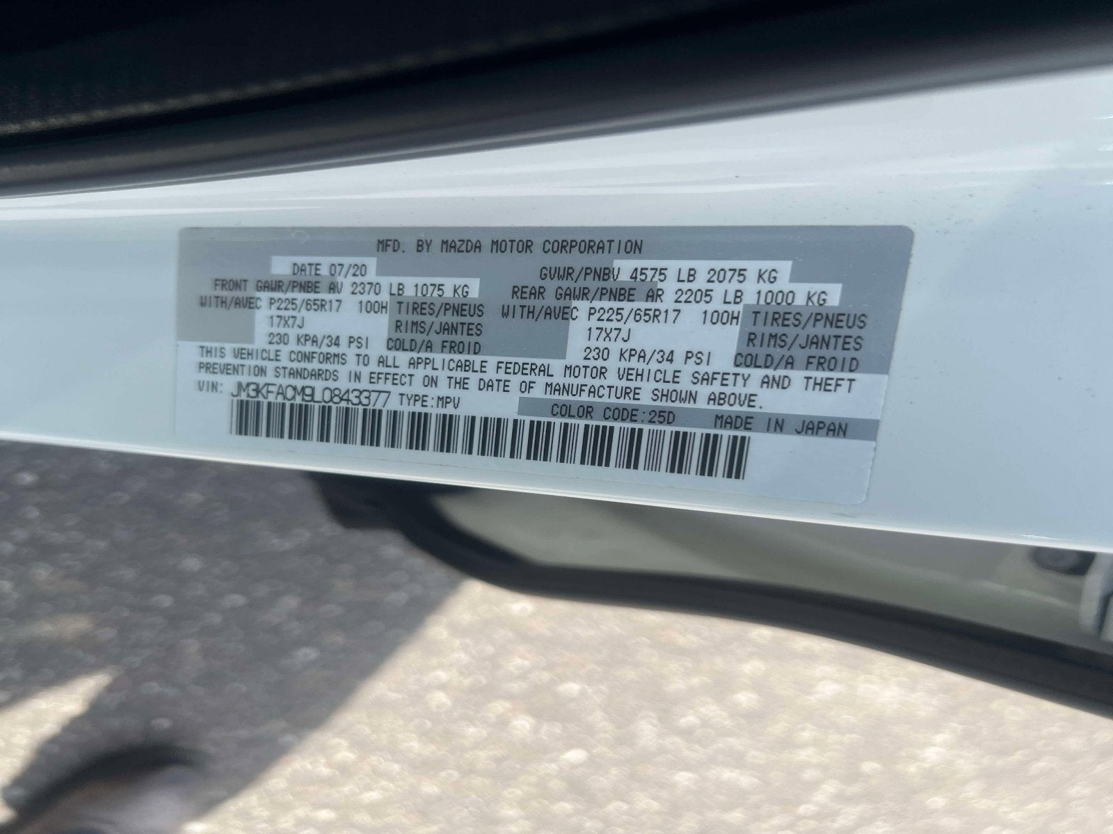 2020 Mazda Mazda CX-5 Touring