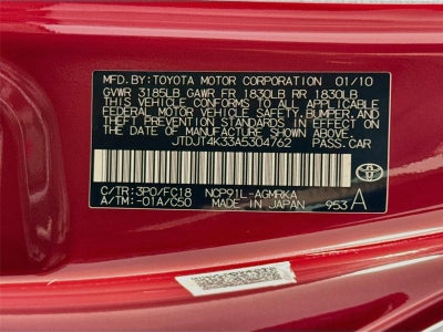 2010 Toyota Yaris Base