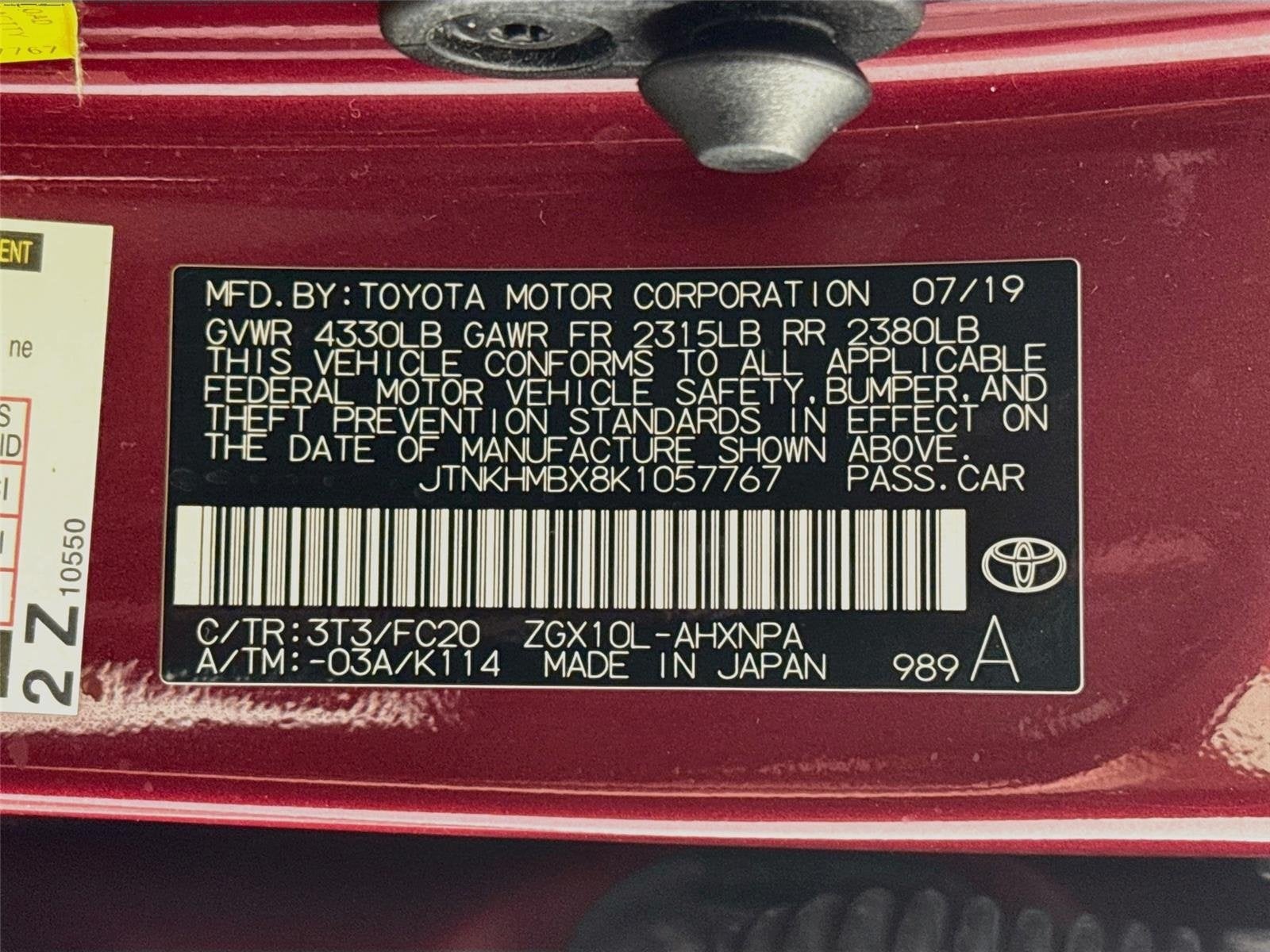 2019 Toyota C-HR XLE