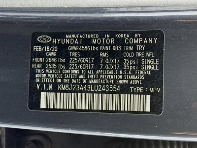 2020 Hyundai Tucson SE