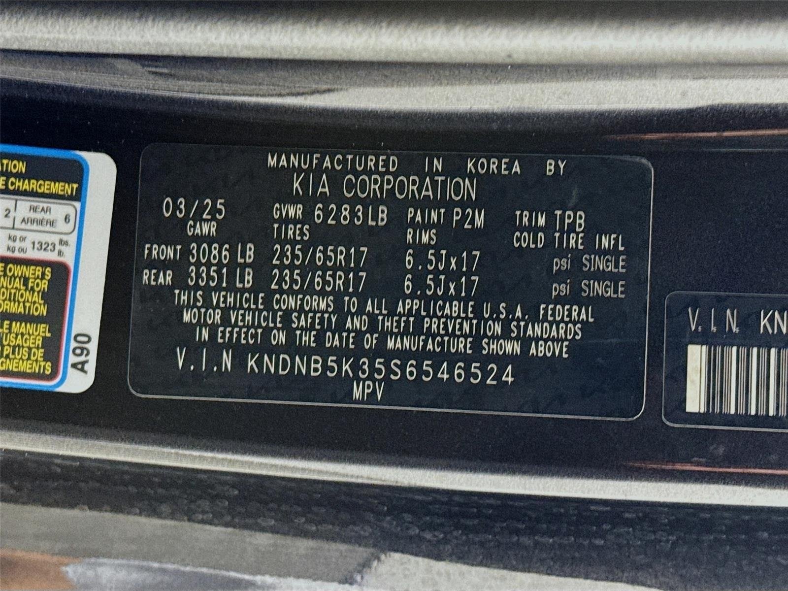 2025 Kia Carnival LXS