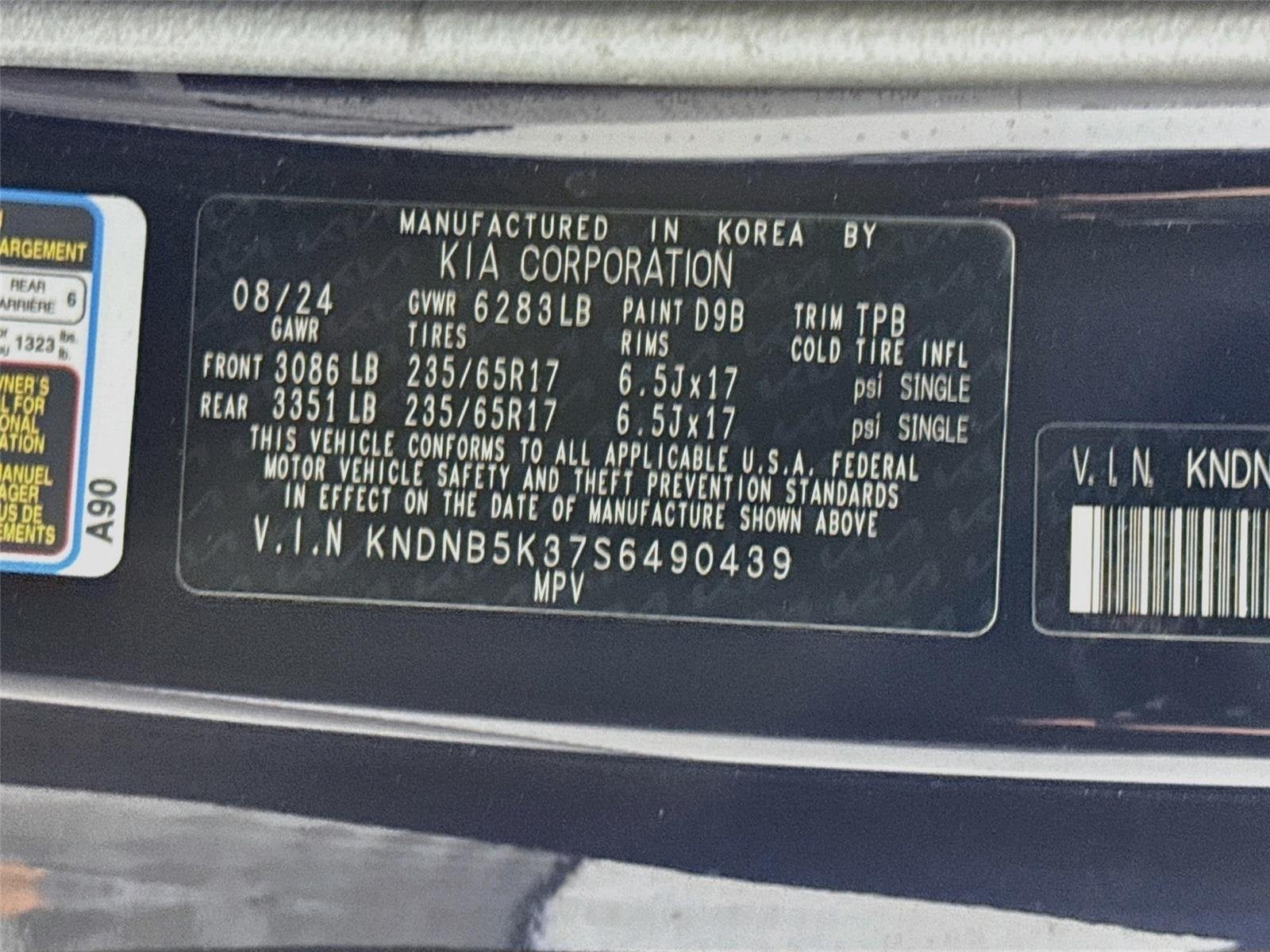 2025 Kia Carnival LXS