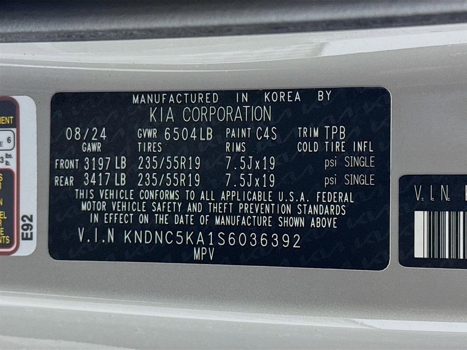 2025 Kia Carnival Hybrid EX